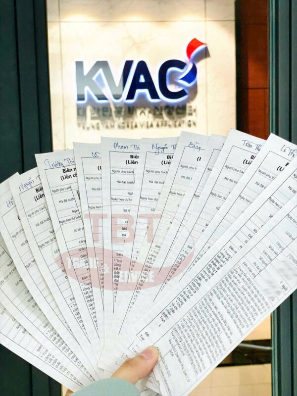 THỦ TỤC XIN VISA HÀN QUỐC